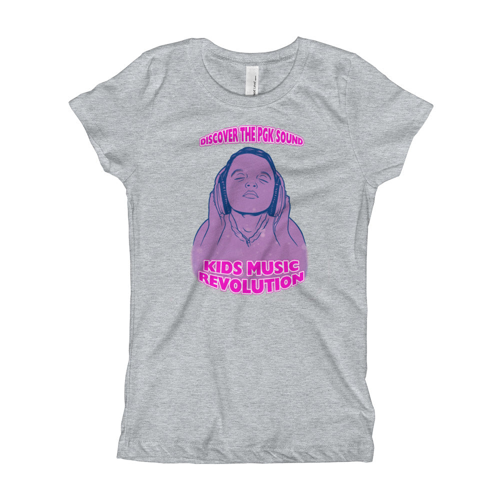 Discover the PGK Sound Girl's Smart-Tee (Hot Pink Front)