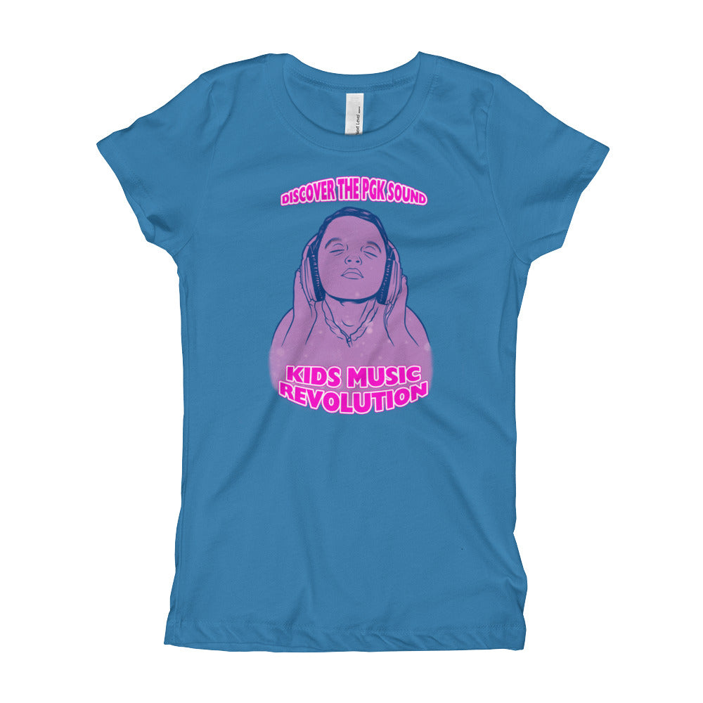 Discover the PGK Sound Girl's Smart-Tee (Hot Pink Front)