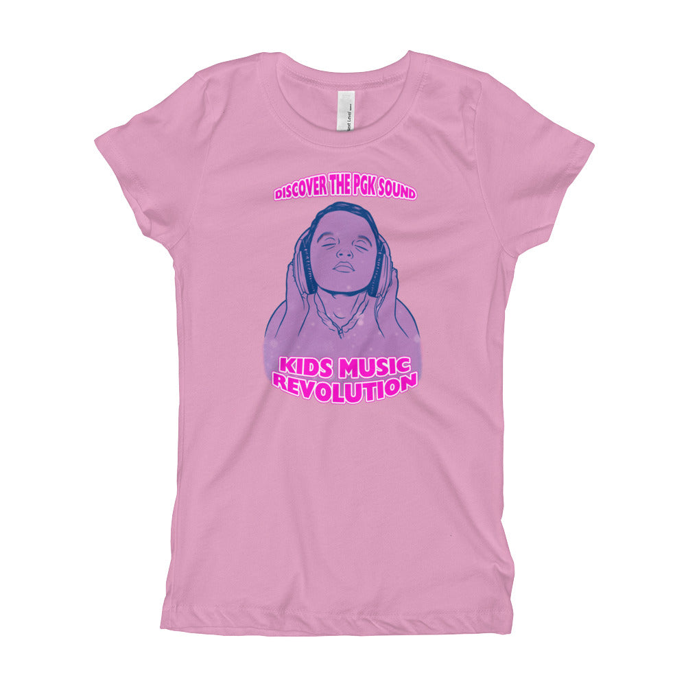 Discover the PGK Sound Girl's Smart-Tee (Hot Pink Front)