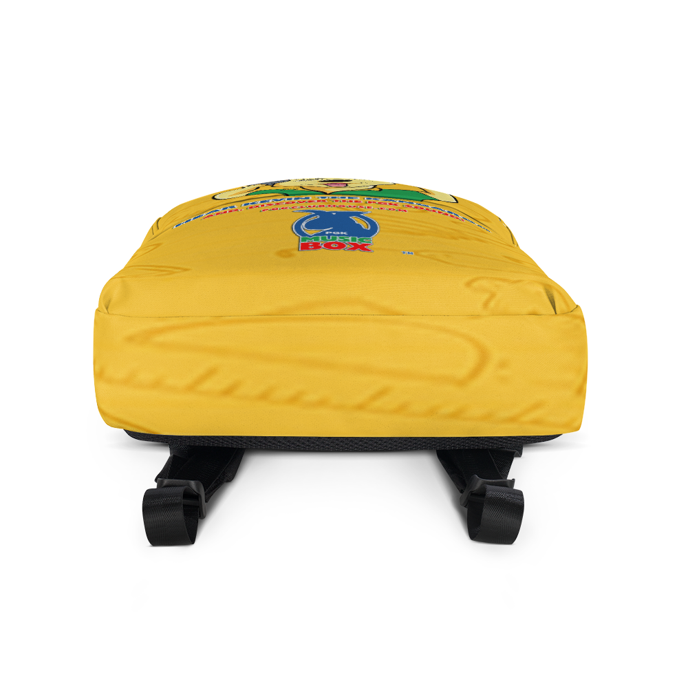 Promiseland Park's Kevin the Kangaroo Yellow Print Audio Backpack