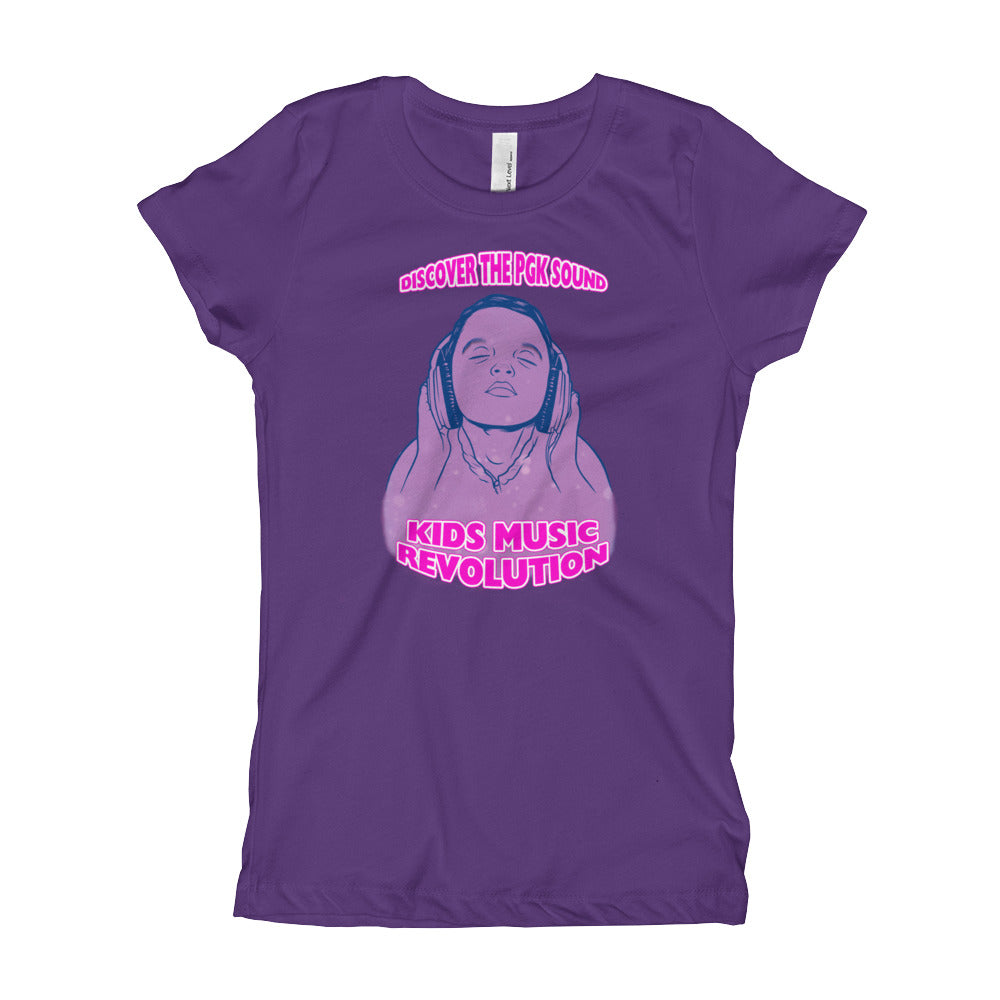 Discover the PGK Sound Girl's Smart-Tee (Hot Pink Front)