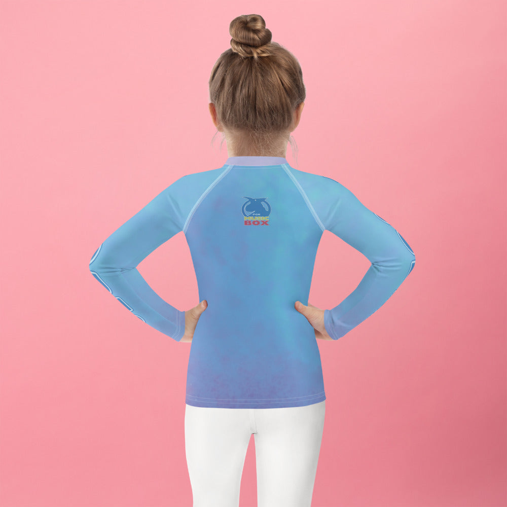 Discover the PGK Sound Audio Toddler Rash Guard - Pink Shadow