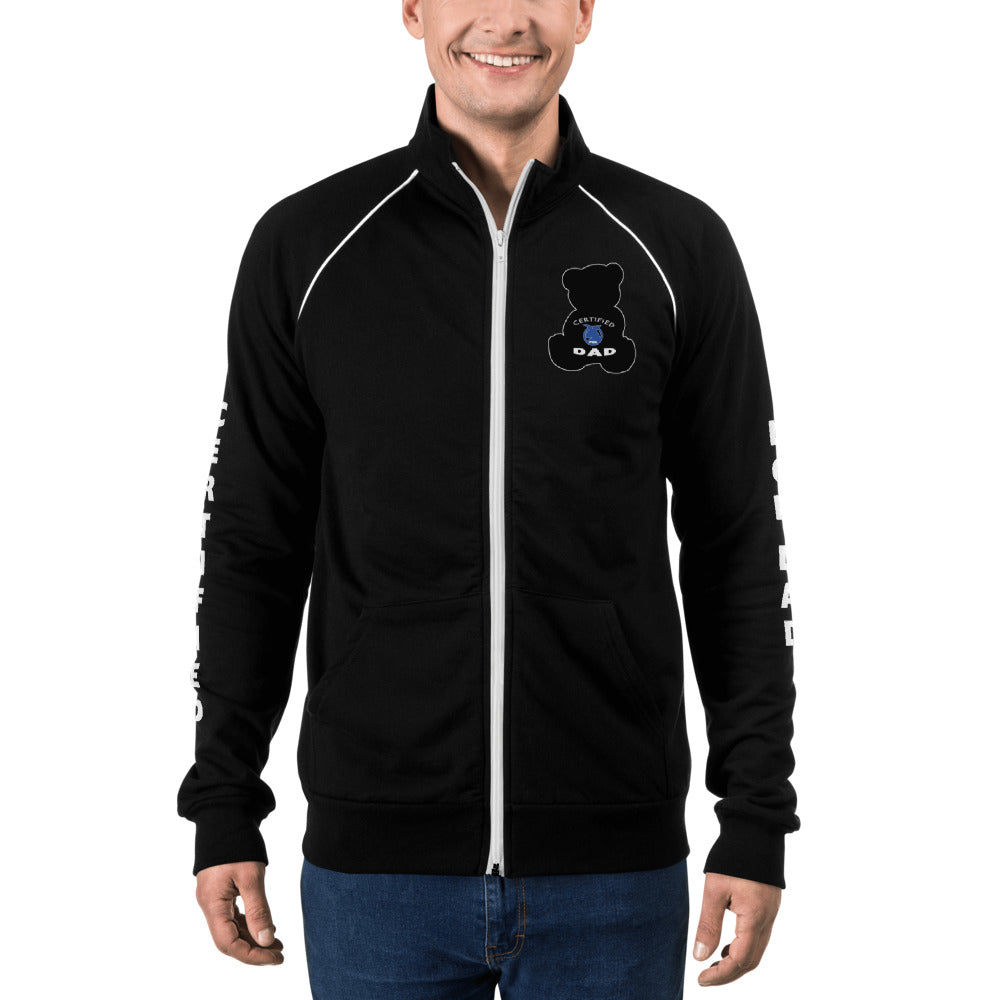 Certified PGK Dad Audio Piped Fleece Jacket (Sleeve Print)