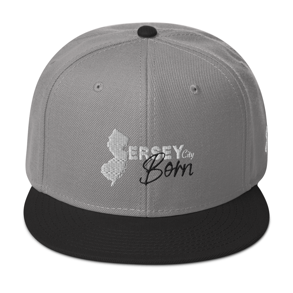 Jersey City Born - BW Script Snapback Hat *