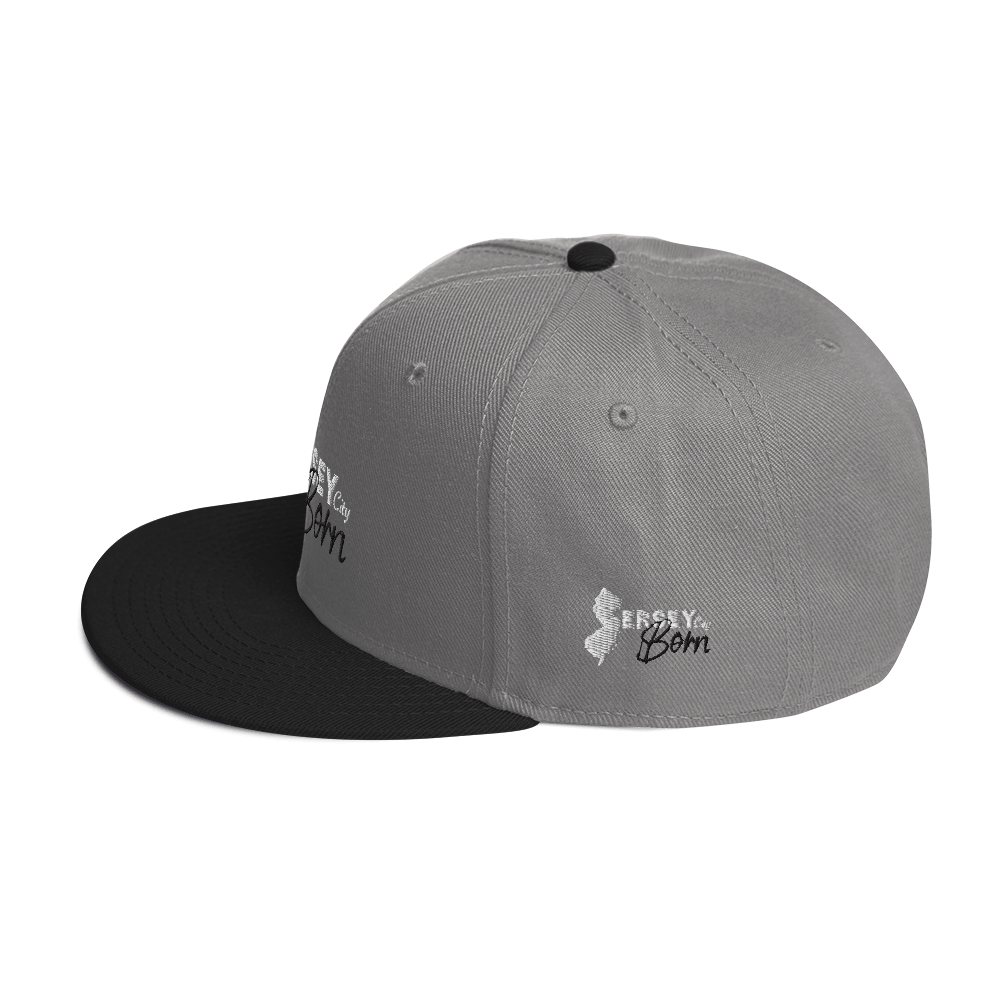 Jersey City Born - BW Script Snapback Hat *