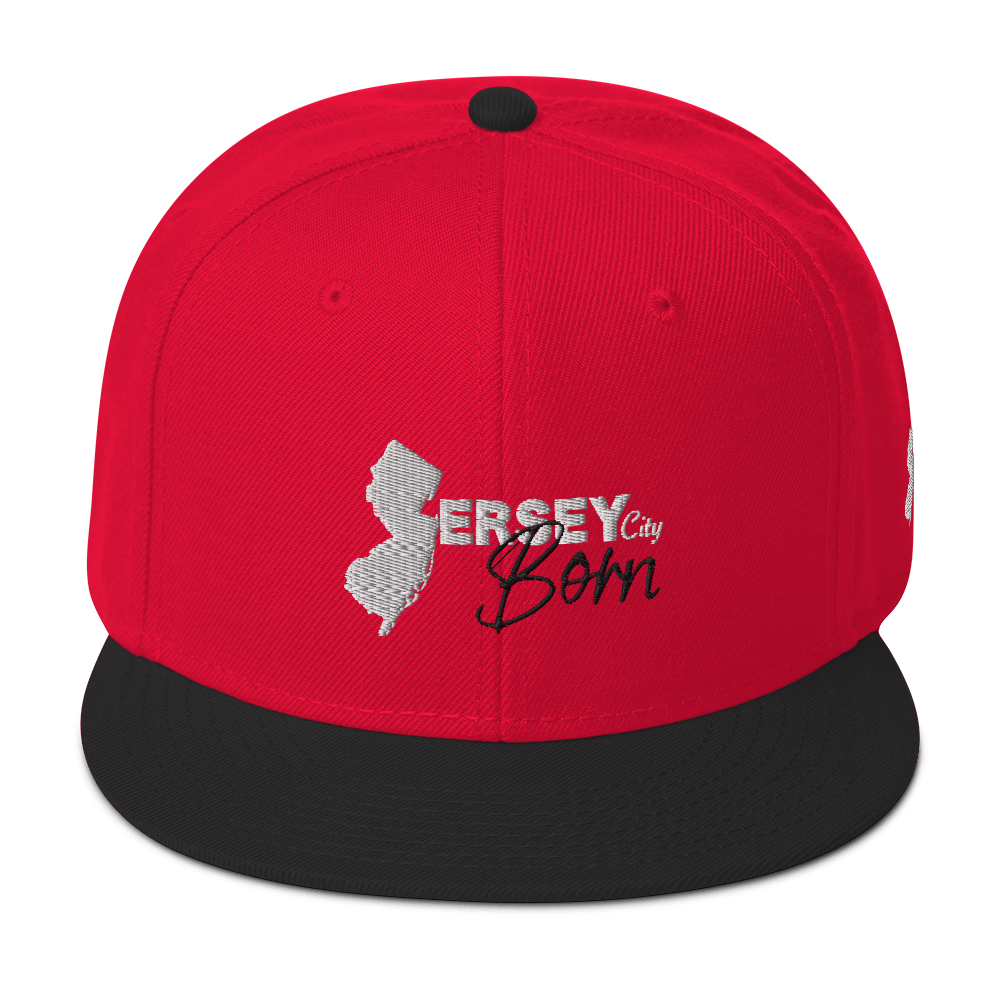 Jersey City Born - BW Script Snapback Hat *