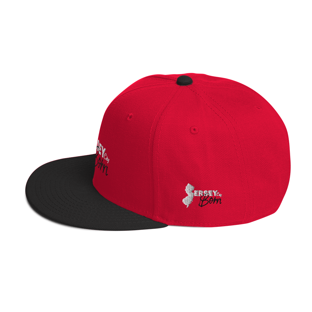 Jersey City Born - BW Script Snapback Hat *