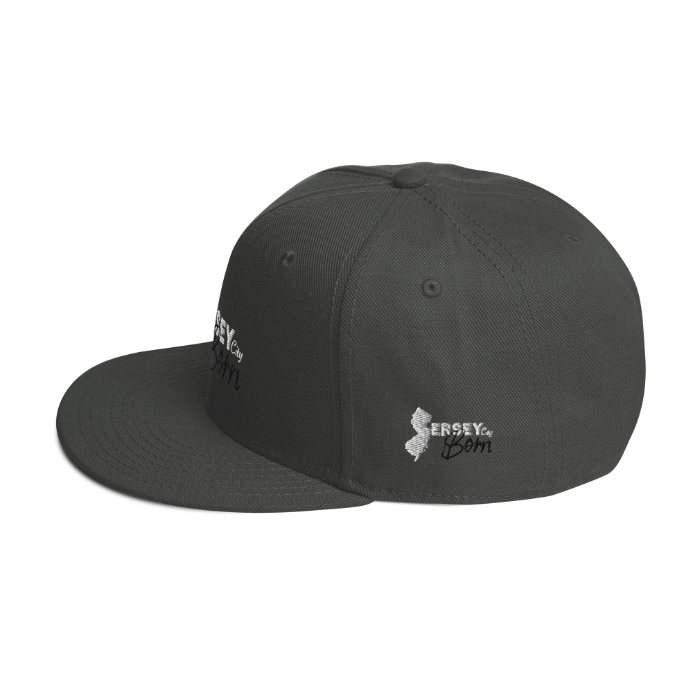 Jersey City Born - BW Script Snapback Hat *