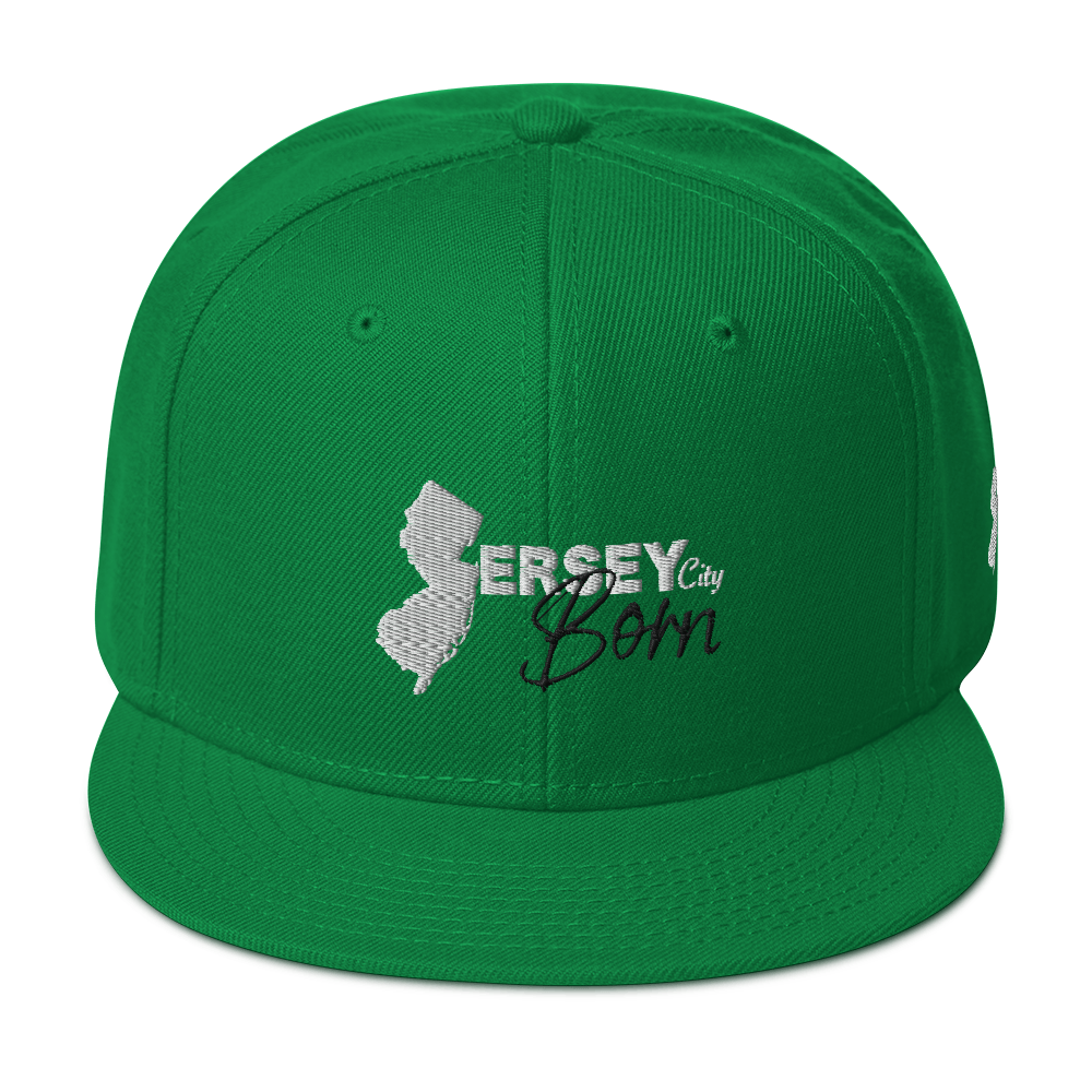 Jersey City Born - BW Script Snapback Hat *
