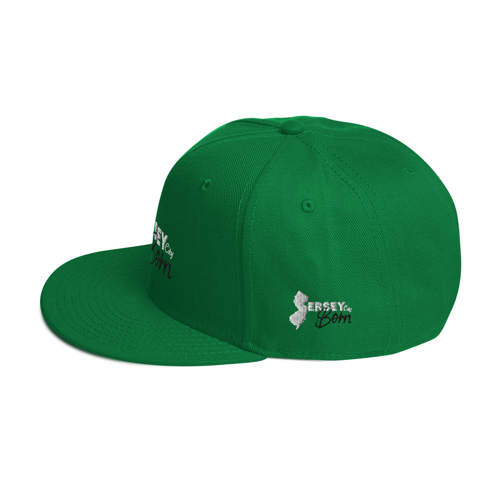 Jersey City Born - BW Script Snapback Hat *
