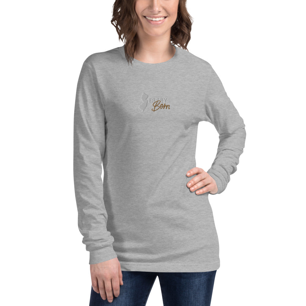 Jersey City Born - Unisex Long Sleeve Tee