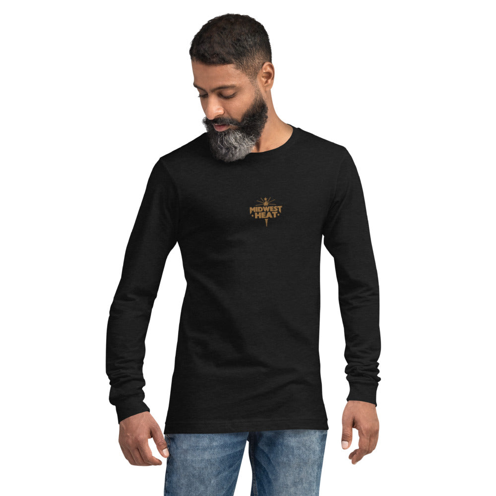 Midwest Heat - Gold Stitch Unisex Long Sleeve Tee