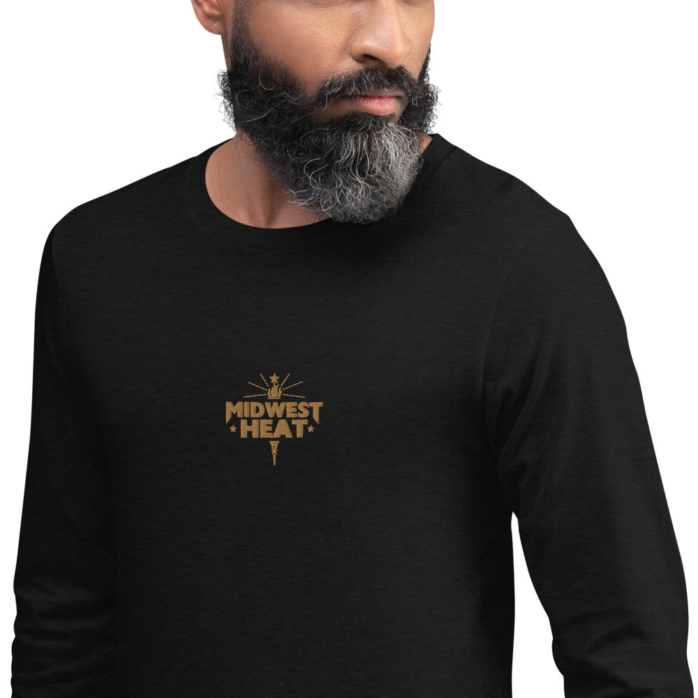 Midwest Heat - Gold Stitch Unisex Long Sleeve Tee