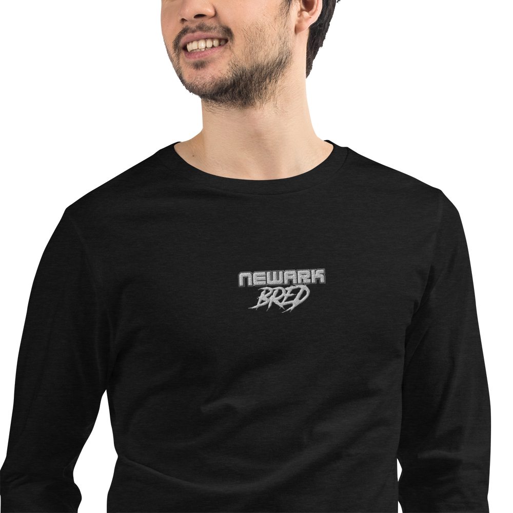 Newark Bred - Unisex Long Sleeve Embroidered Tee