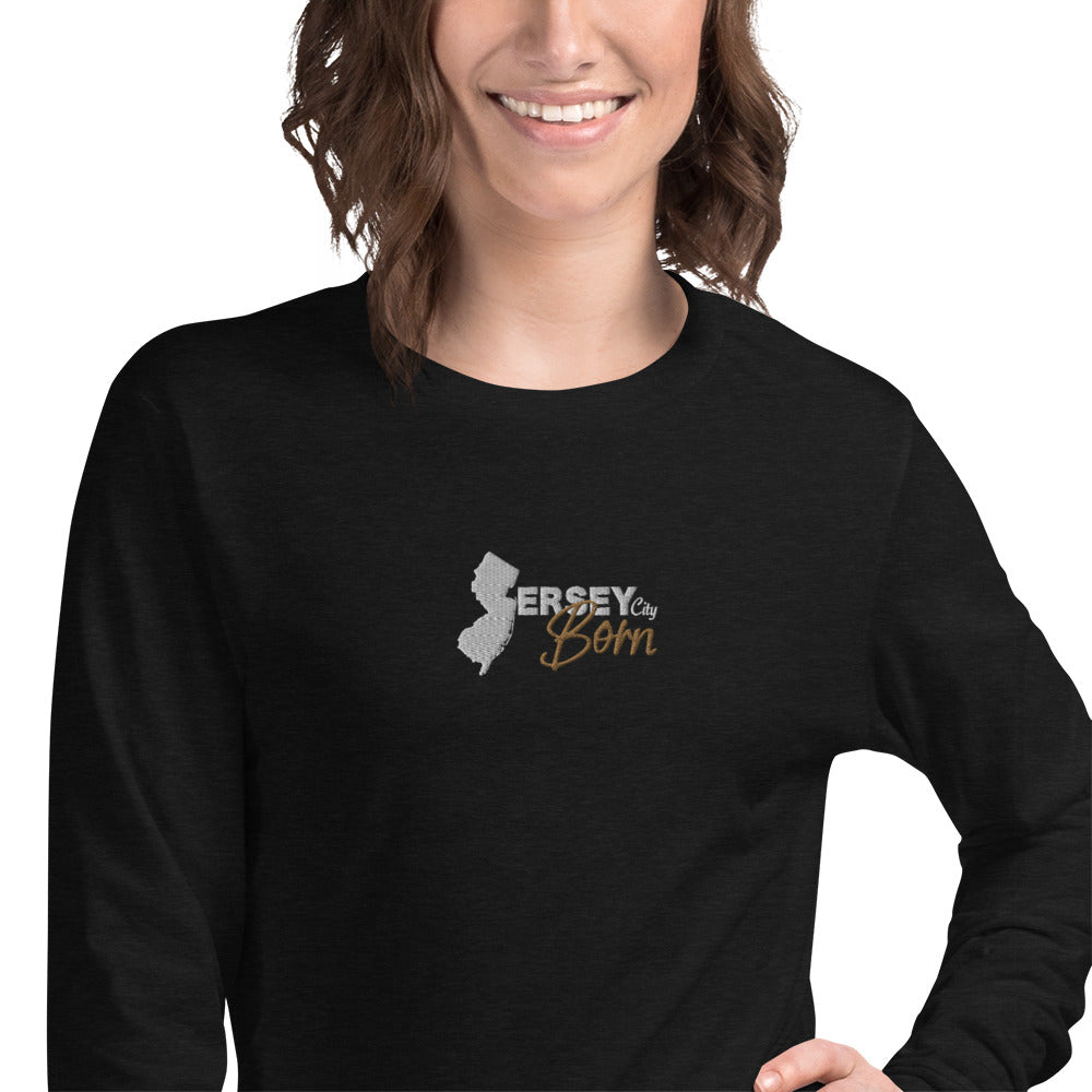 Jersey City Born - Unisex Long Sleeve Tee