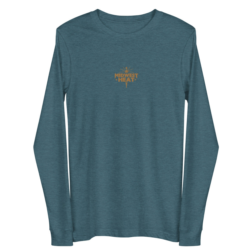 Midwest Heat - Gold Stitch Unisex Long Sleeve