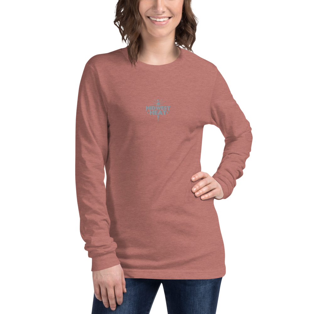 Midwest Heat - Gray Stitch Long Sleeve