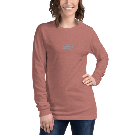 Midwest Heat - Gray Stitch Long Sleeve
