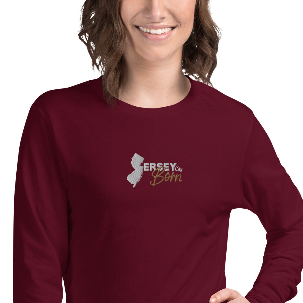 Jersey City Born - Unisex Long Sleeve Tee
