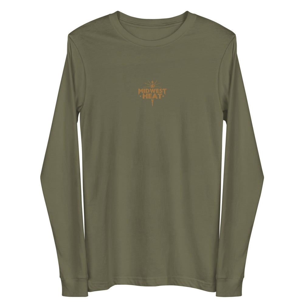 Midwest Heat - Gold Stitch Unisex Long Sleeve