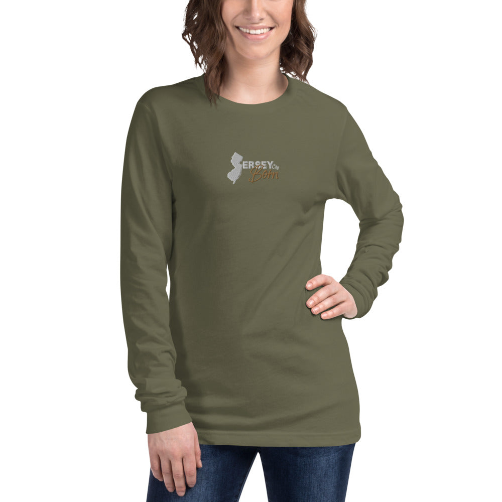 Jersey City Born - Unisex Long Sleeve Tee