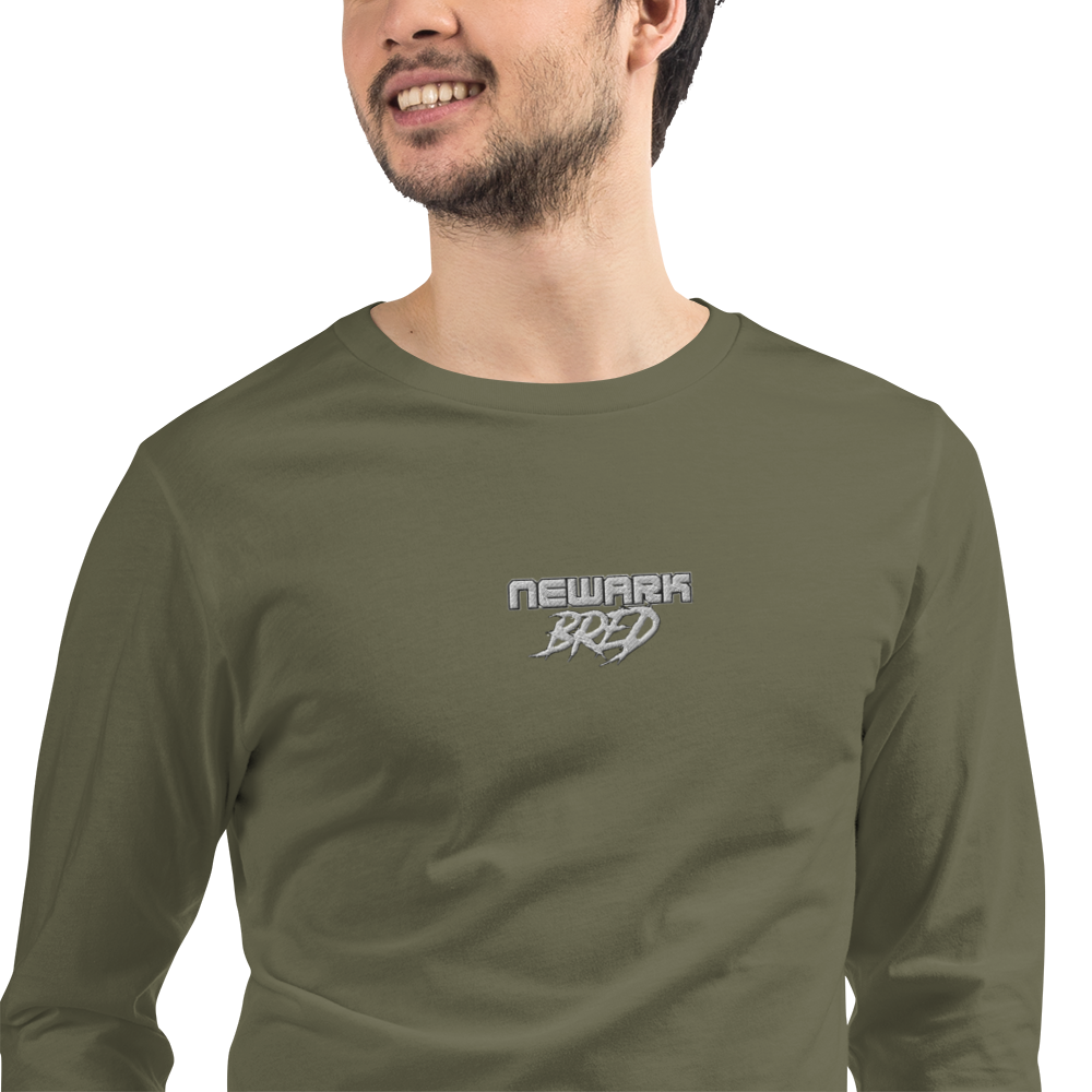 Newark Bred - Unisex Long Sleeve Embroidered Tee
