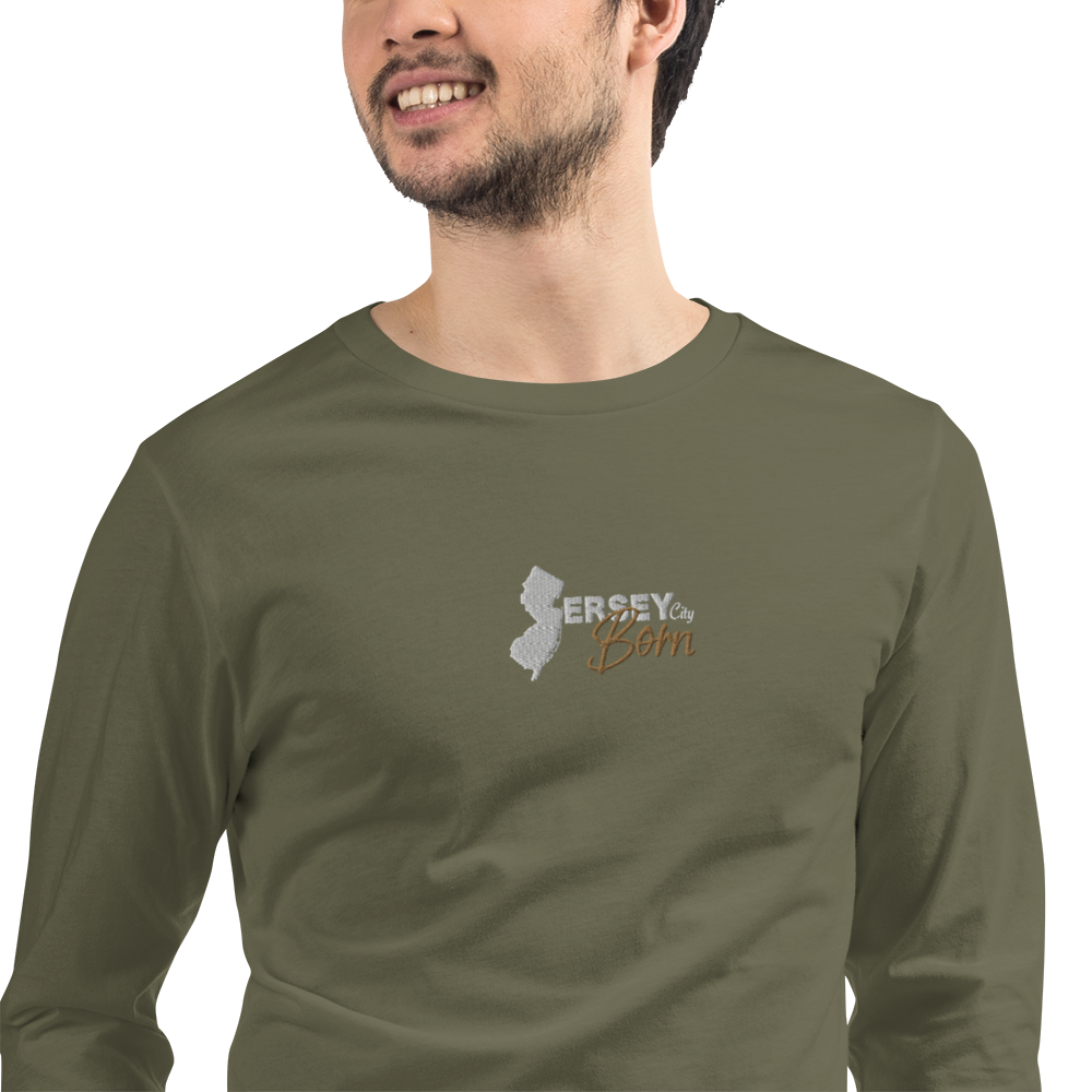 Jersey City Born - Unisex Long Sleeve Tee