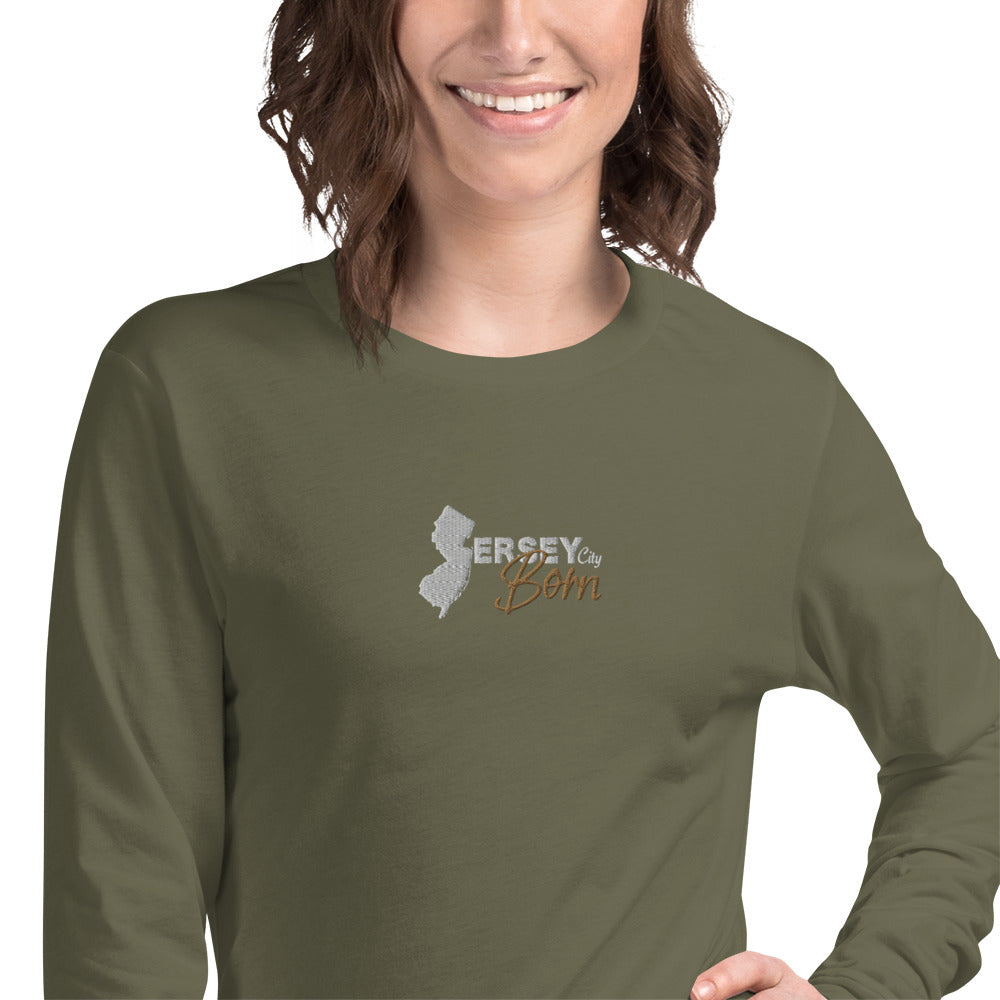Jersey City Born - Unisex Long Sleeve Tee