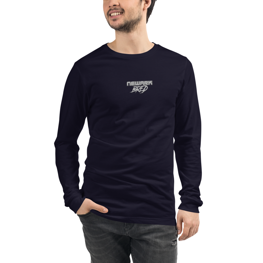 Newark Bred - Unisex Long Sleeve Embroidered Tee
