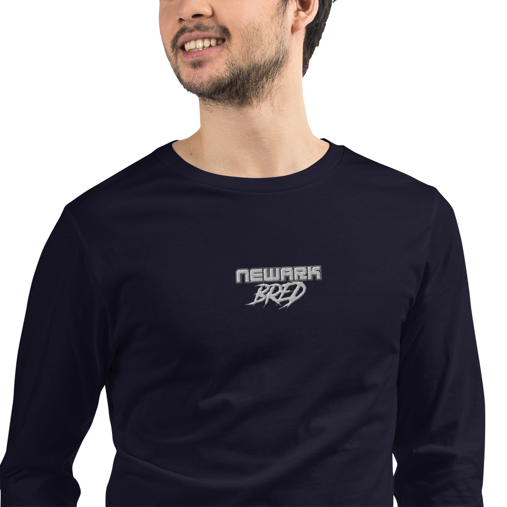 Newark Bred - Unisex Long Sleeve Embroidered Tee