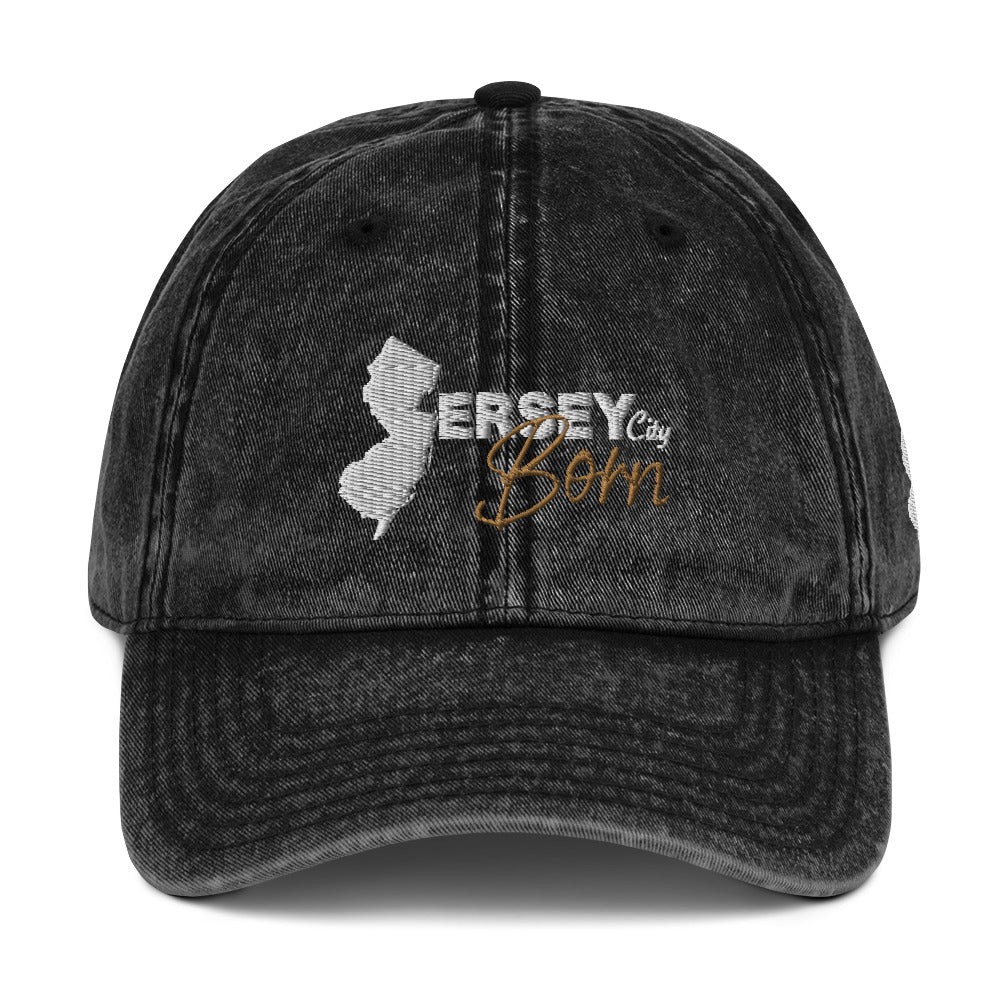 Jersey City Born - Vintage Cotton Twill Cap