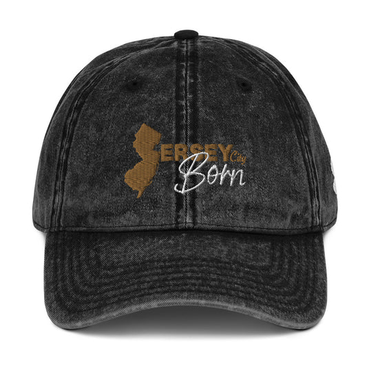 Jersey City Born - Vintage Cotton Twill Cap
