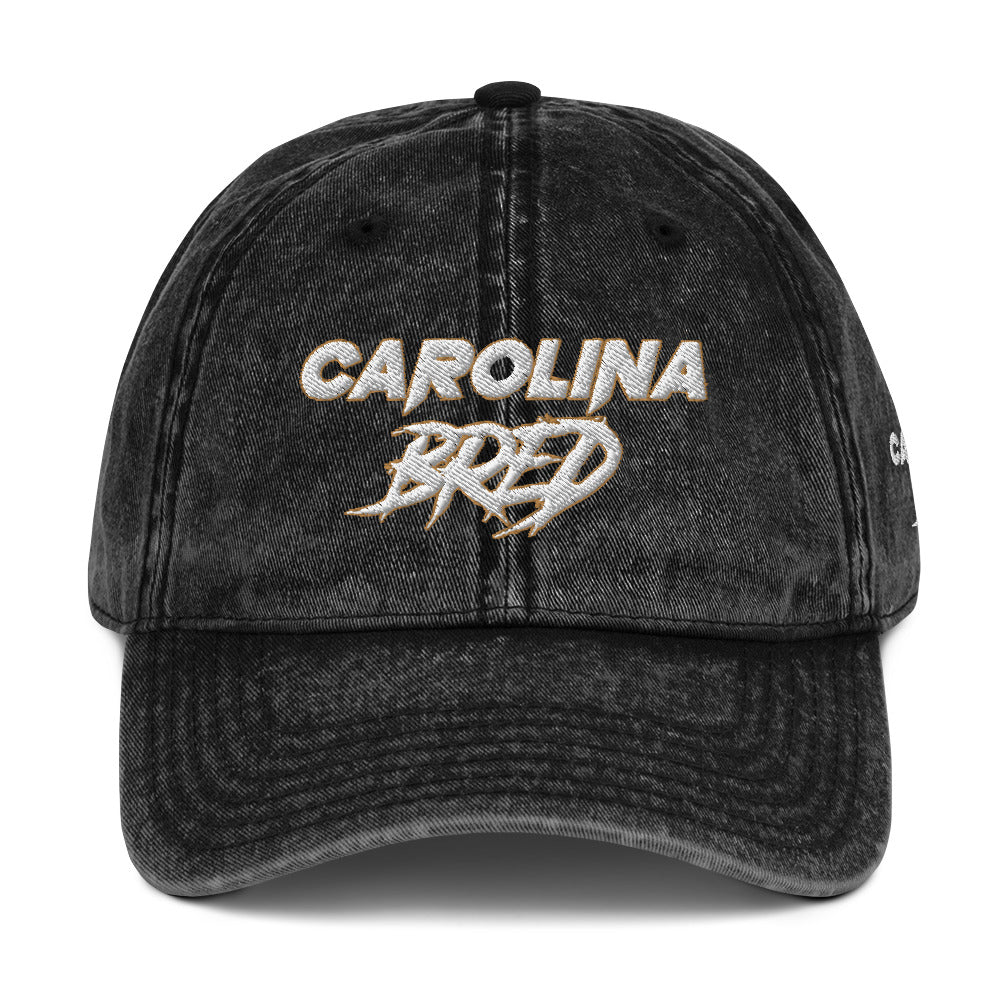Carolina Bred - White Trim Vintage Twill Cap