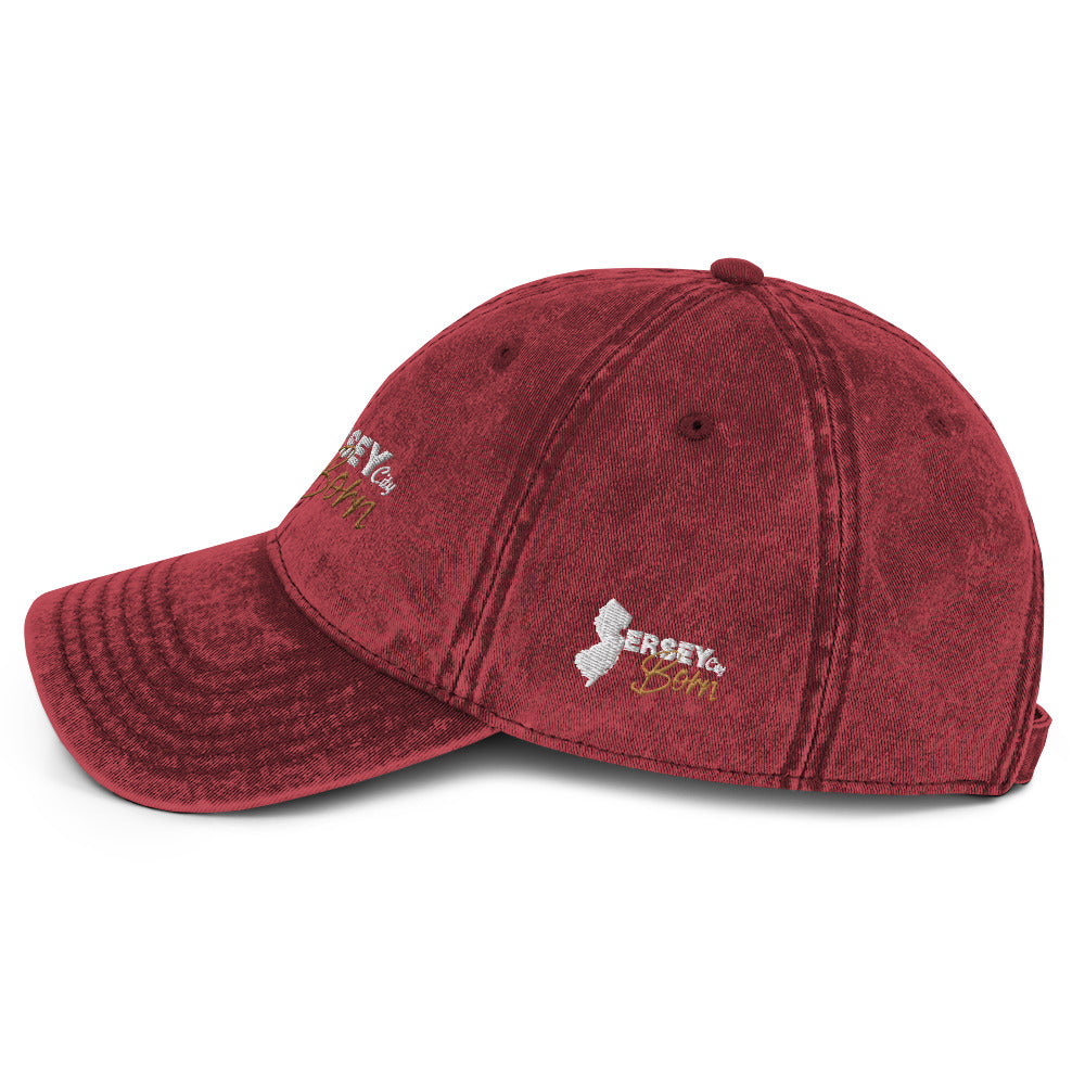 Jersey City Born - Vintage Cotton Twill Cap