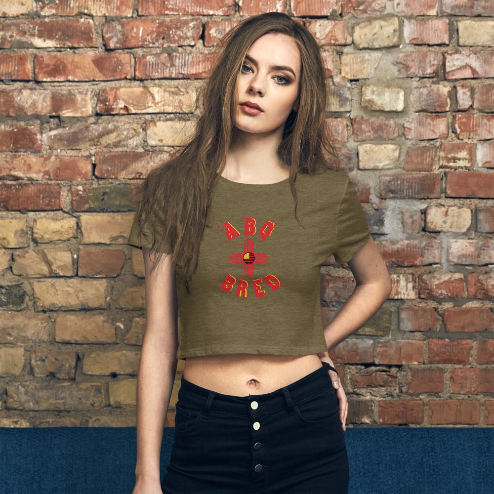 Albuquerque Bred - Women’s Crop Tee