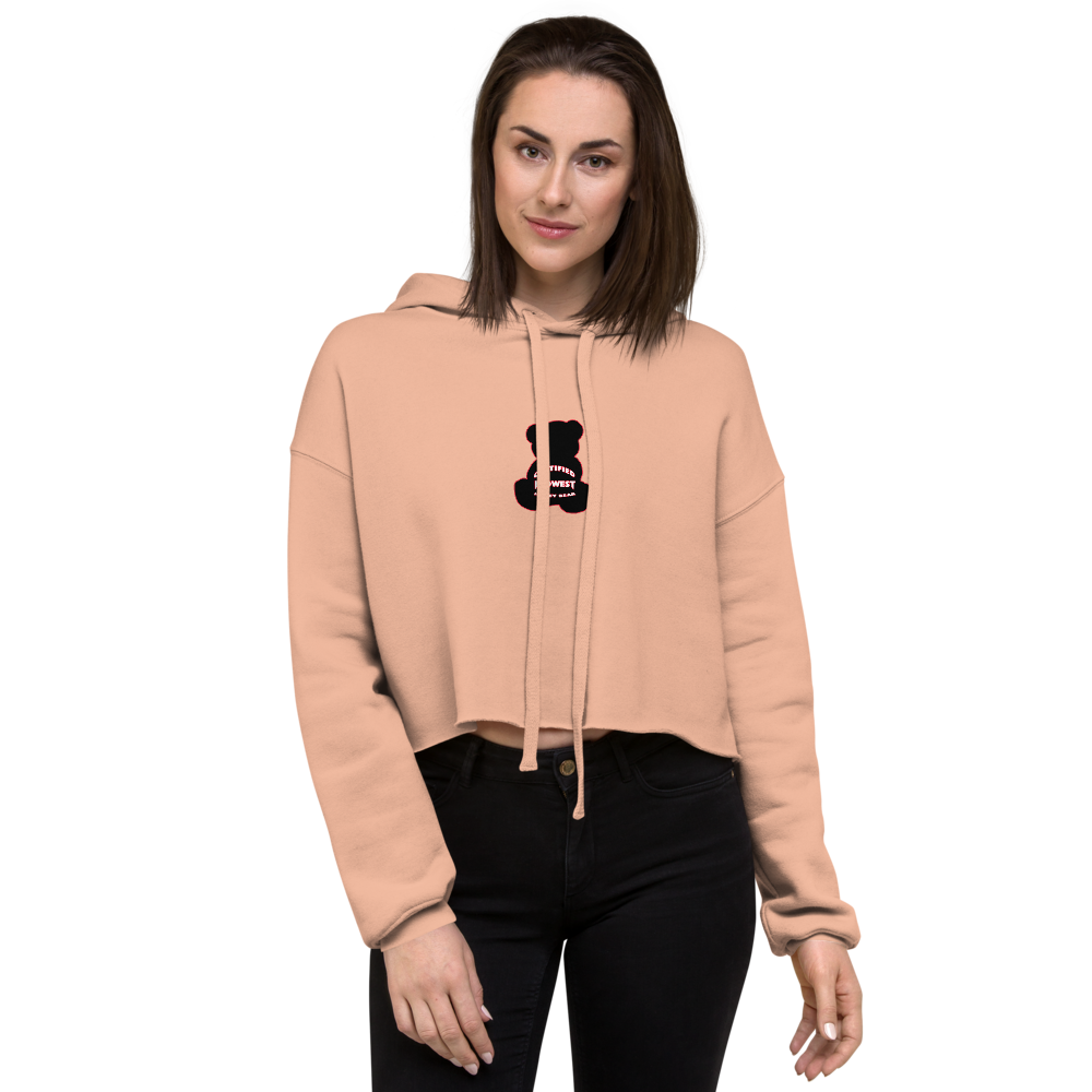Certified  Midwest Honey Bear Crop Hoodie