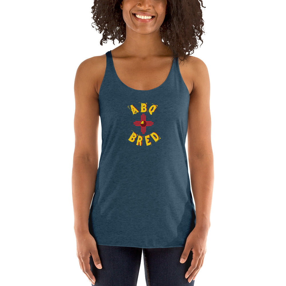 Albuquerque Bred -Lady Racerback Tank