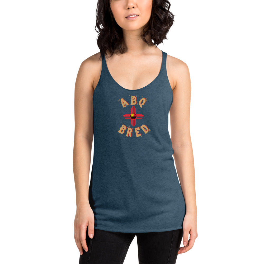 ABQ Bred - Tan Red Lady Racerback Tank