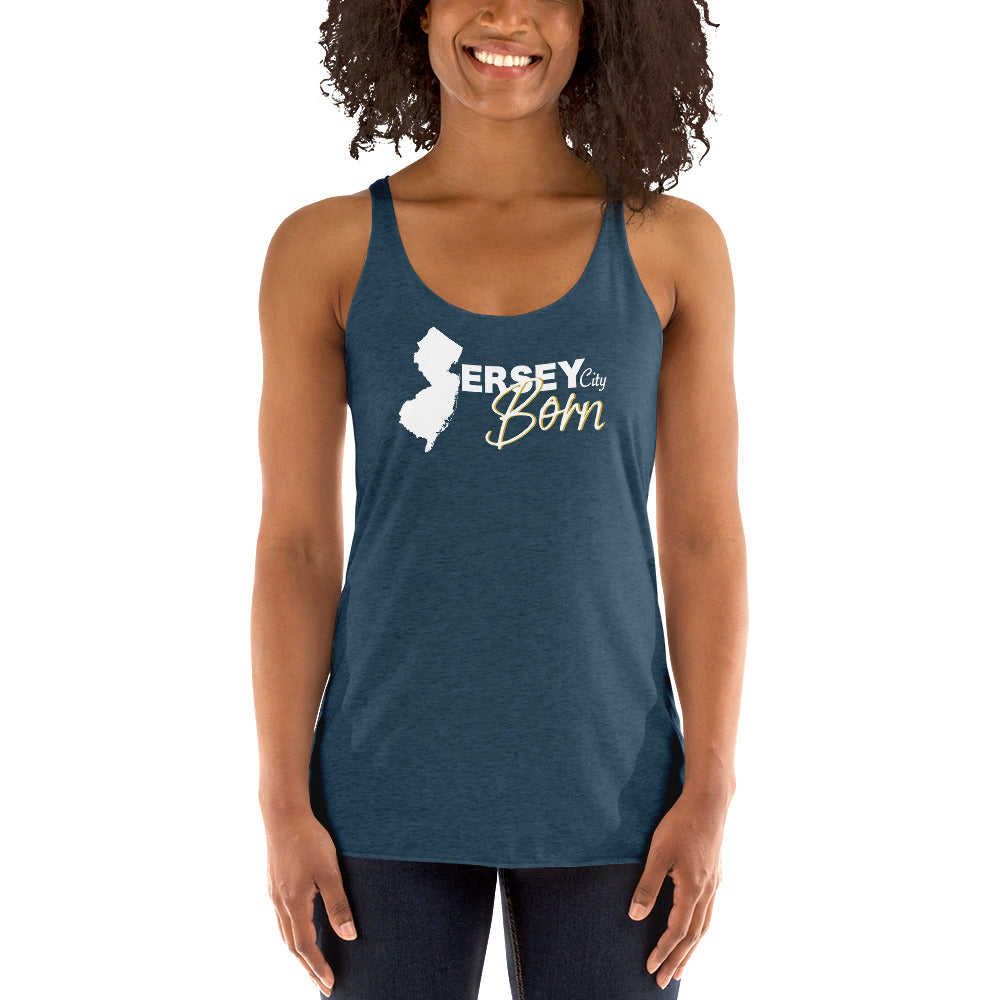 Jersey City Born - Women's Racerback Tank