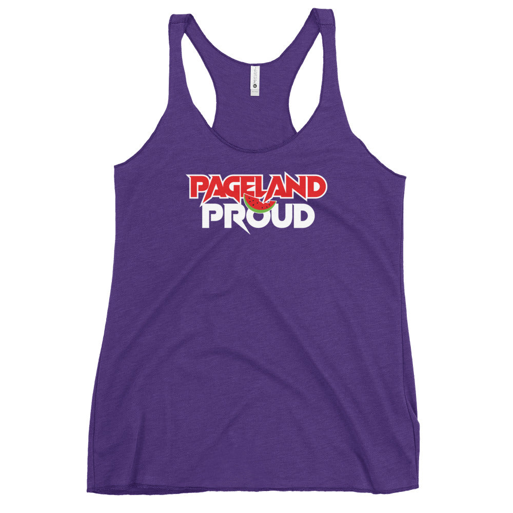 Pageland Proud - Lady Racerback Tank