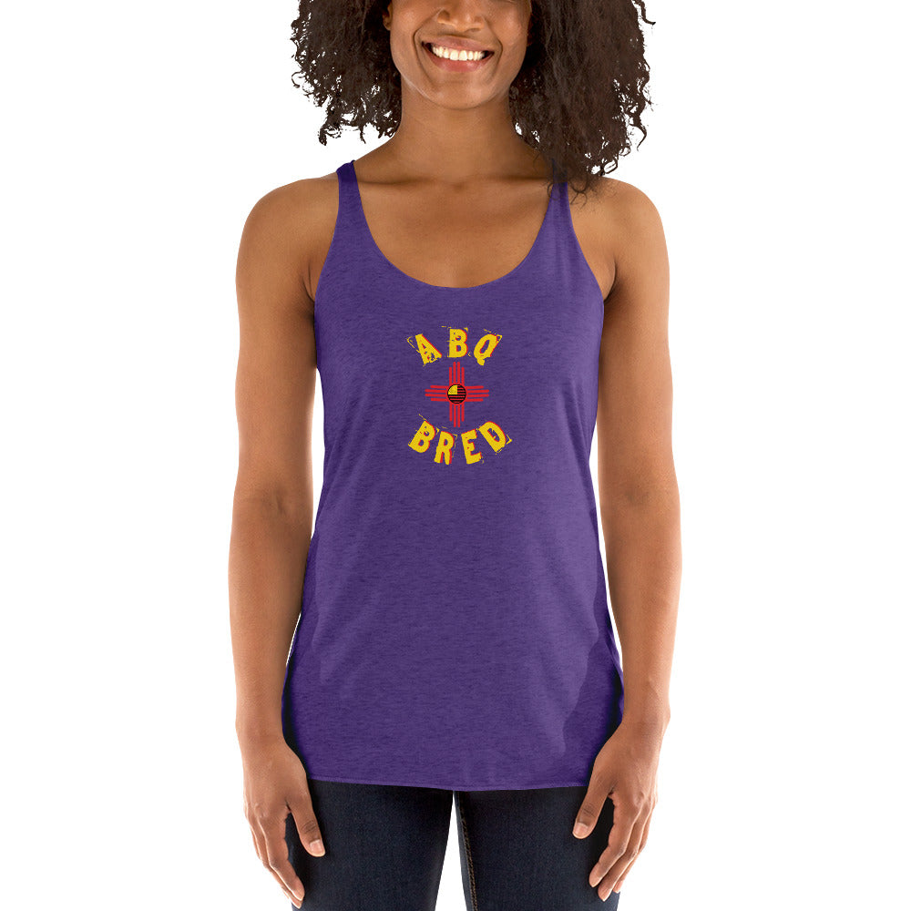 Albuquerque Bred -Lady Racerback Tank