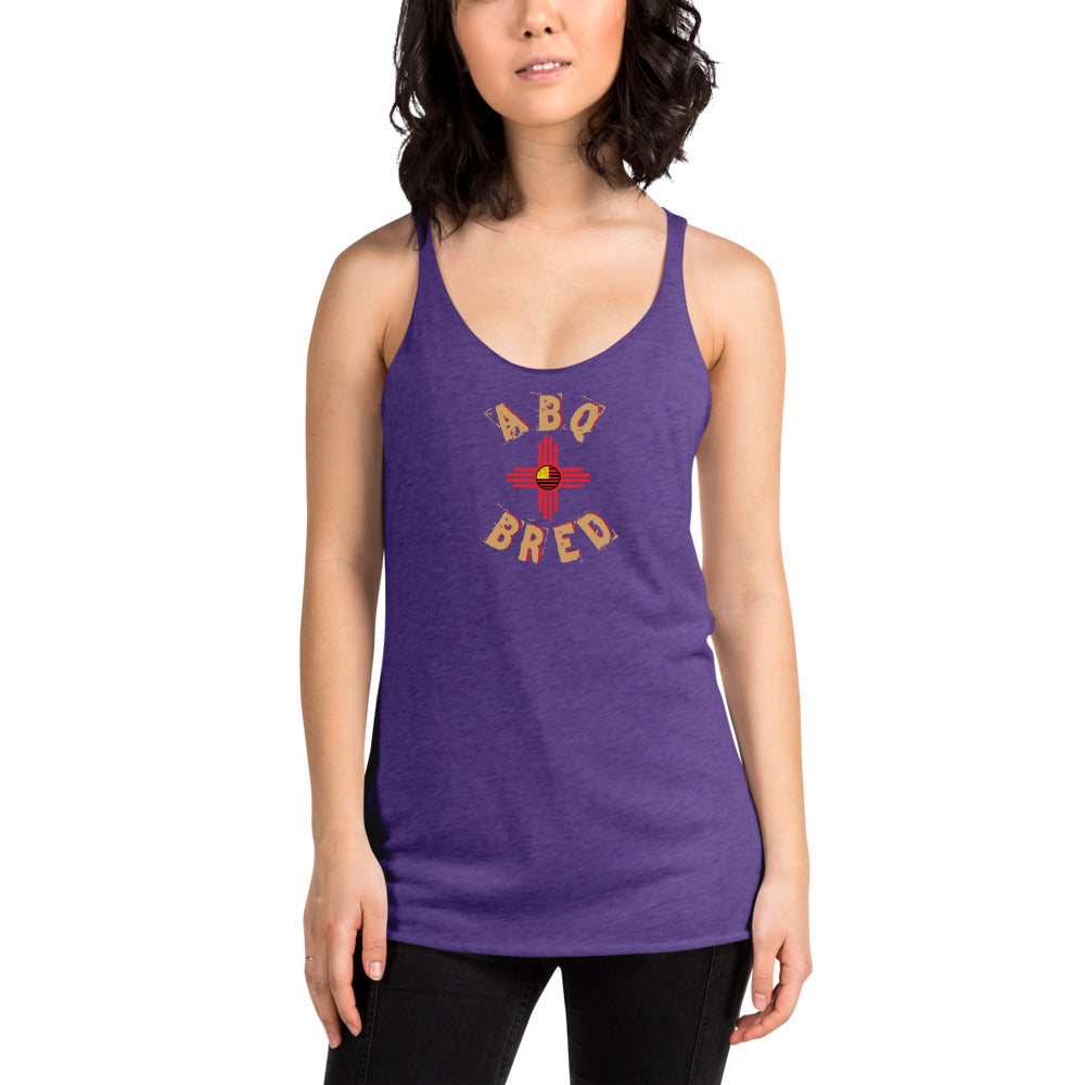 ABQ Bred - Tan Red Lady Racerback Tank
