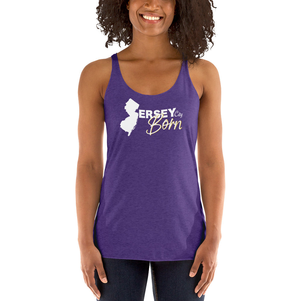 Jersey City Born - Women's Racerback Tank