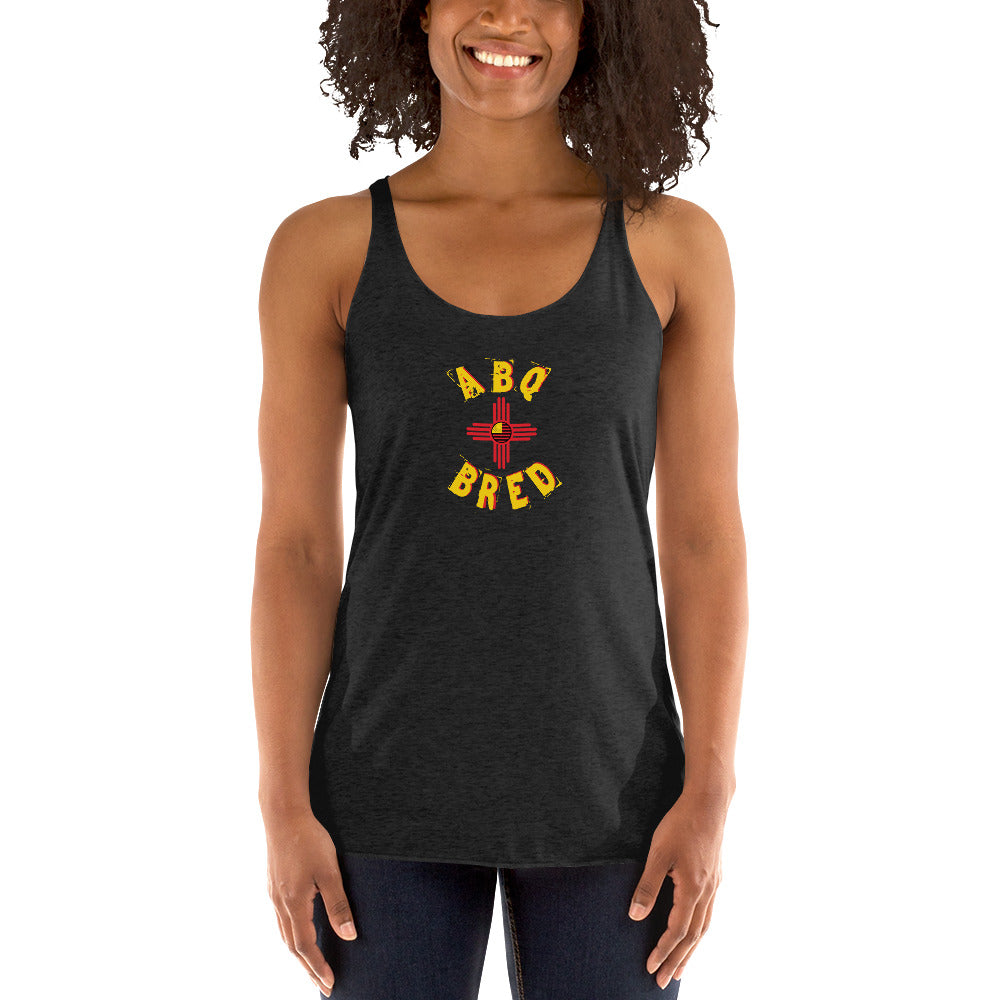 Albuquerque Bred -Lady Racerback Tank