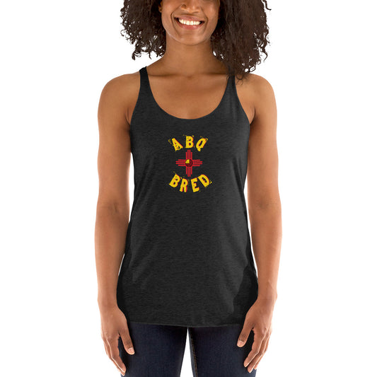 Albuquerque Bred -Lady Racerback Tank