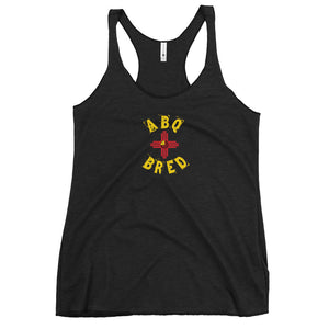 Open image in slideshow, Albuquerque Bred - Yellow Red Lady Racerback Tank
