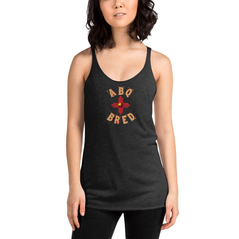 ABQ Bred - Tan Red Lady Racerback Tank