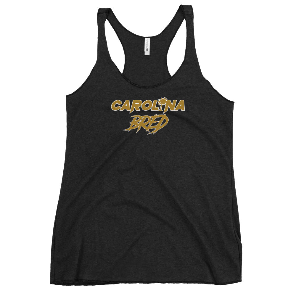 Carolina Bred - Gold Scheme Lady Racerback Tank