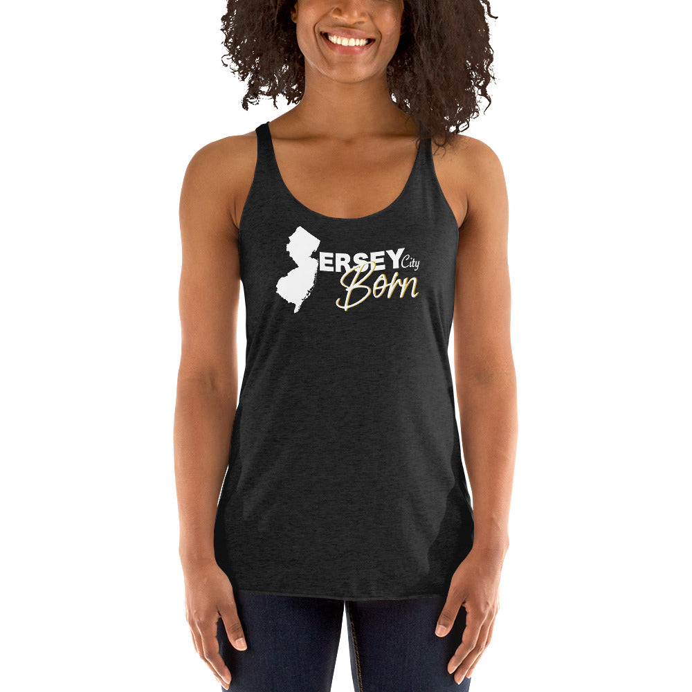 Jersey City Born - Women's Racerback Tank