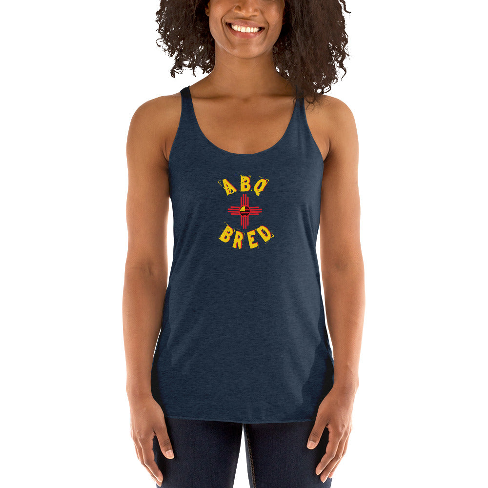 Albuquerque Bred -Lady Racerback Tank